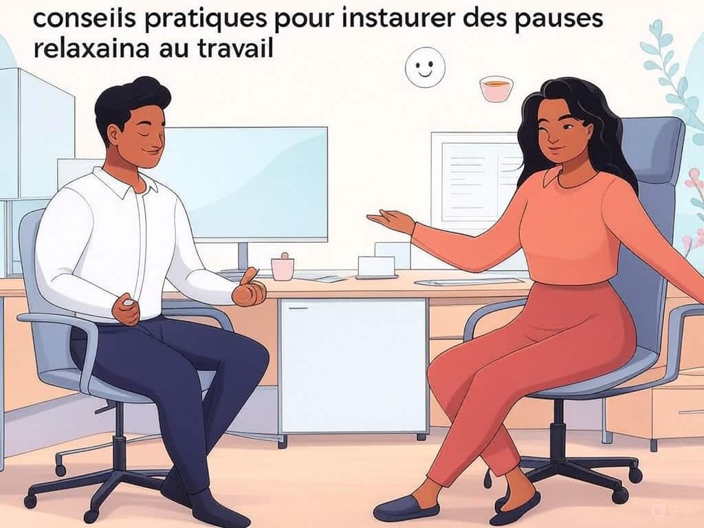 découvrez des conseils pratiques pour instaurer des pauses relaxation au travail, améliorer votre bien-être et booster votre productivité. apprenez à intégrer des moments de détente dans votre routine quotidienne pour un meilleur équilibre entre vie professionnelle et personnelle.
