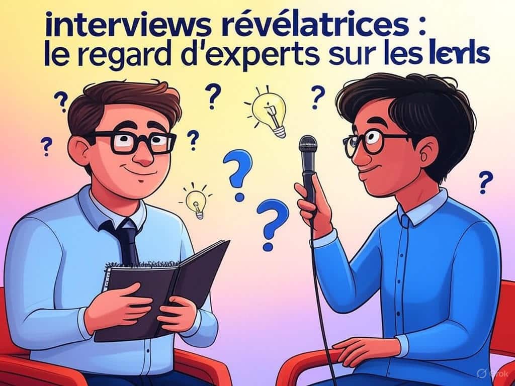 découvrez des interviews révélatrices où des experts partagent leur point de vue sur les défis contemporains. plongez dans des analyses approfondies et des perspectives uniques qui éclairent notre compréhension des enjeux actuels.