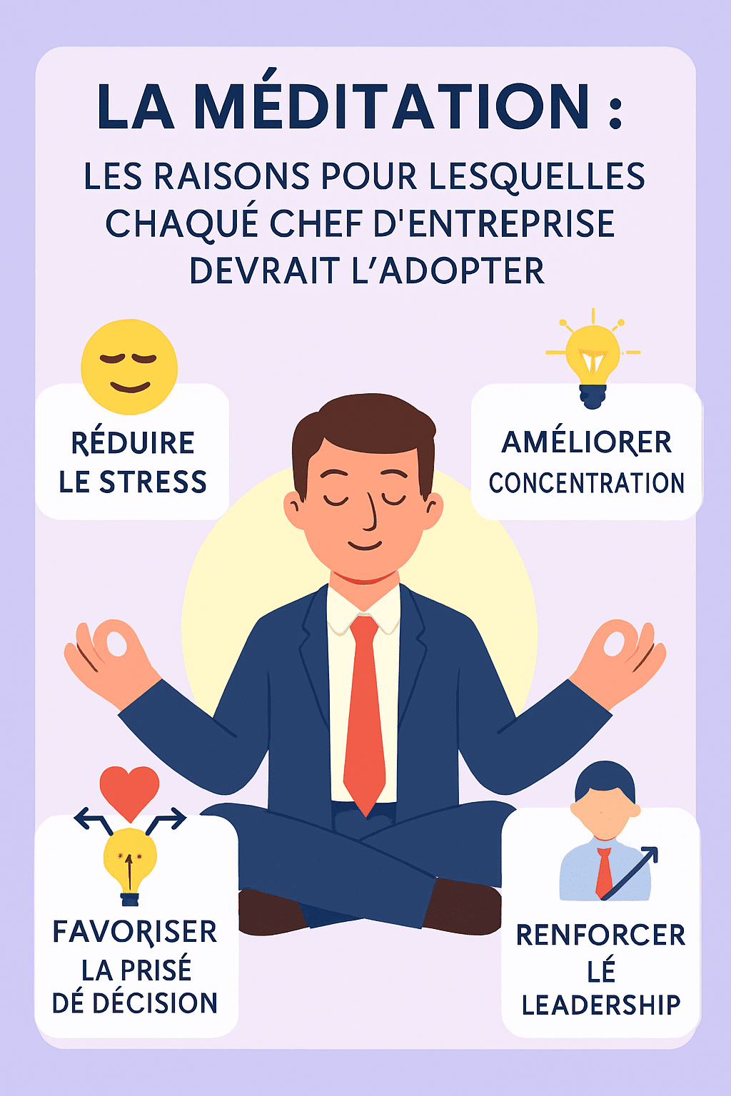 La méditation : les raisons pour lesquelles chaque chef d'entreprise devrait l'adopter