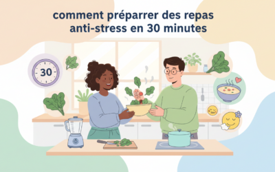 Comment préparer des repas anti-stress en 30 minutes