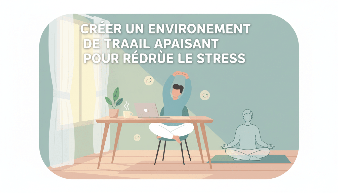 découvrez comment aménager un environnement de travail apaisant pour diminuer le stress, améliorer la concentration et favoriser le bien-être au quotidien.