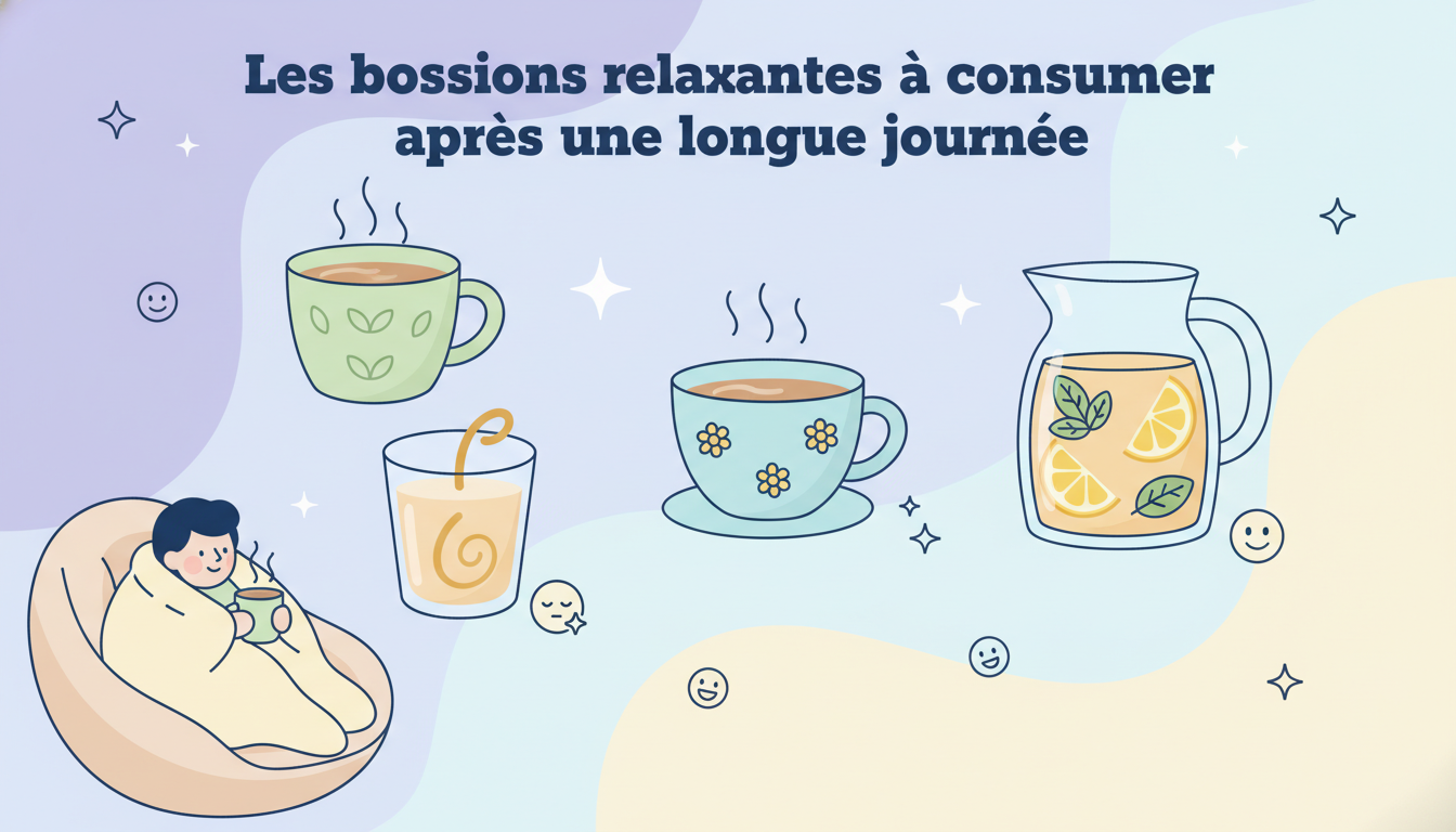 découvrez les meilleures boissons relaxantes à savourer après une longue journée pour apaiser votre esprit et détendre votre corps naturellement.