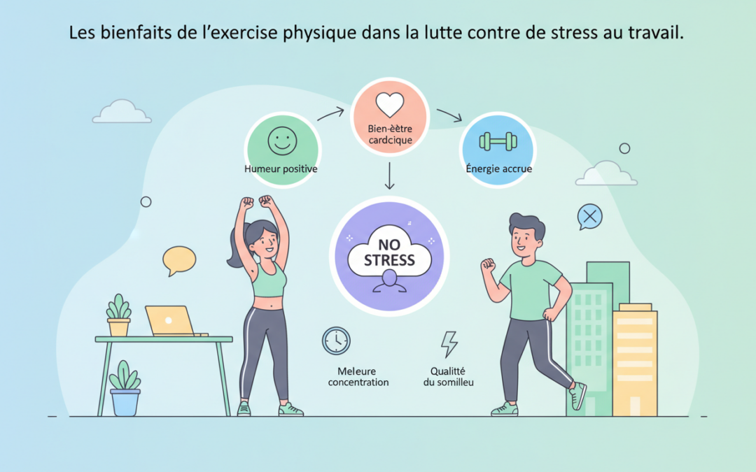 Les bienfaits de l&rsquo;exercice physique dans la lutte contre le stress au travail