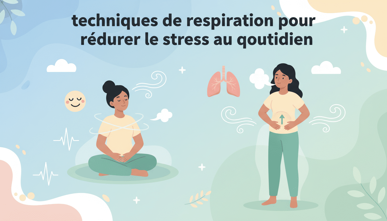 découvrez des techniques de respiration simples et efficaces pour réduire le stress au quotidien et améliorer votre bien-être mental et physique.