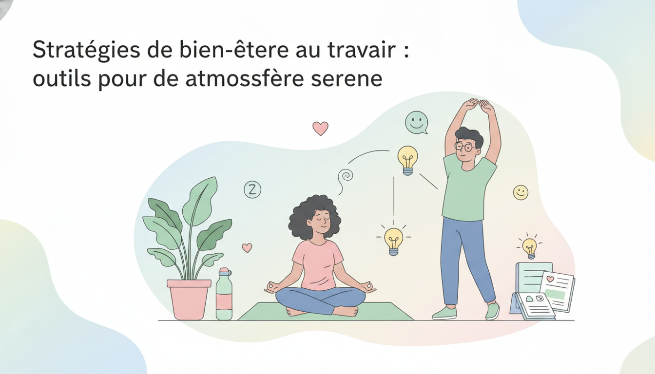 découvrez des stratégies efficaces de bien-être au travail pour créer une atmosphère sereine et améliorer la qualité de vie professionnelle grâce à des outils pratiques.