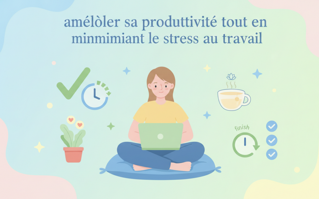 Améliorer sa productivité tout en minimisant le stress au travail